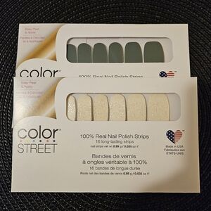 Color Street Nail Polish Strips - She's A Trooper & Over the Moon